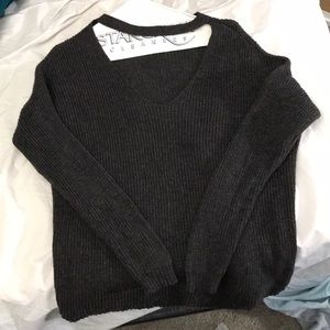 V-neck sweater!